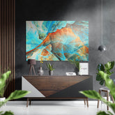 Marbleous Brushed Aluminium Dibond Wall Art.